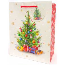 Пакет подарунковий Fresh 18*23*10м 500850 новорічний дизайн в асортименті