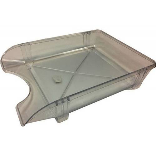 Лоток для паперу пластиковий горизонтальний Economix E31803-17 димчастий