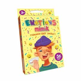 Игра Danko Toys Emotions Mimik карточная EM-01-01 (мал) R/U (карточная, развивающая)