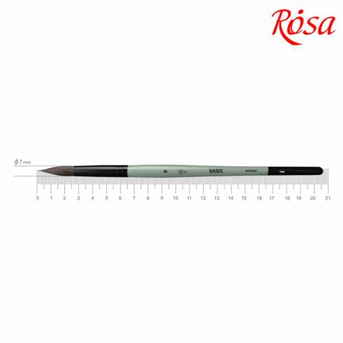 Кисть Rosa енот круглая OASIS 188 № 8 Кисть Rosa енот круглая OASIS 188 № 8