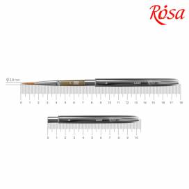 Кисть Rosa микс соболь/синтетика круглая TRAVEL BRUSH, LAKE 178 № 4 
