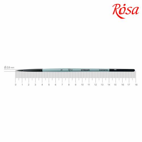 Кисть Rosa синтетика круглая STREAM 132 № 1 