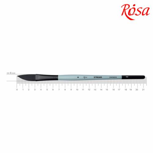 Кисть Rosa синтетика плоская саблевидная, даггер STREAM 143 № 8 