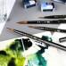 Кисть Rosa соболь круглая TRAVEL BRUSH, OCEAN 168 № 2 