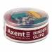 Биндер Axent 19мм 4409-A цветные в пласт. уп.