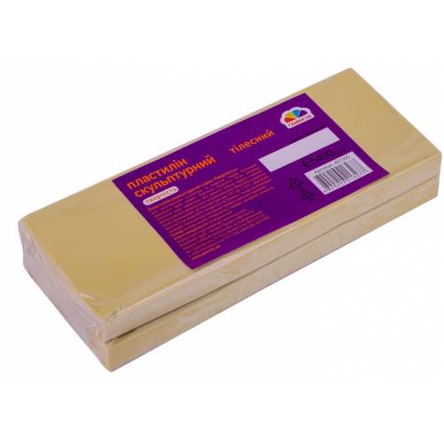 Пластилін скульптурний Gamma UA Творчість 400г тілесний 401305