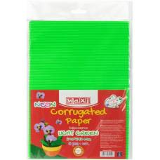 Гофрокартон Maxi А4 160г/м2 MX61900 Неон салатовый (1 аркуш)