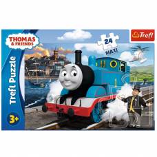 Пазлы TM Trefl   24 MAXI 14317 Счастливый день Томаса / Паровозик Томас
