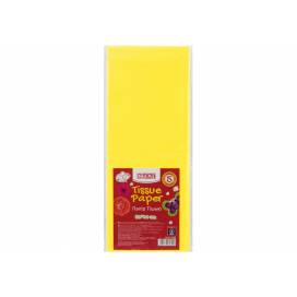 Цветная бумага тишью Maxi 50*70см MX61802 5л пастельный желтый