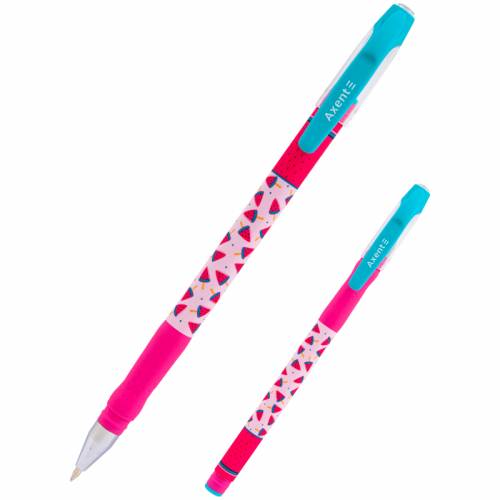 Ручка Axent шариковая 1049-12-А Water melons син.