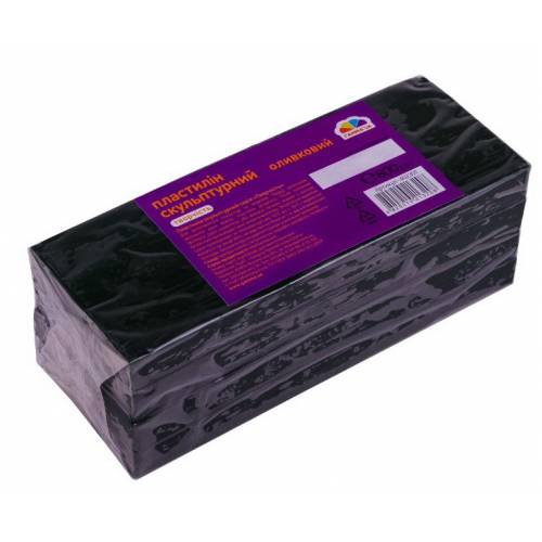 Пластилин скульпутрный Gamma UA творчество 800г оливковый 402301