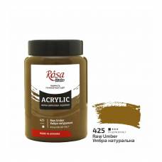 Краска акриловая Rosa Studio 400мл 425 Умбра натуральная