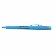 Текстовыделитель Centropen 8722/03 тонкий скошенный 1-4мм флюорисц. синий (с держателем на корпусе)