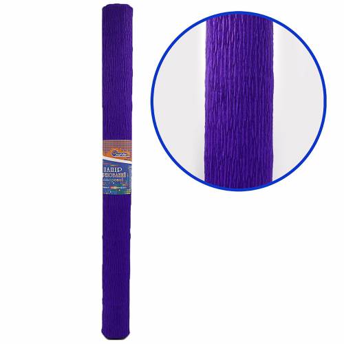 Папір гофрований Josef KR-150-8025 Темно фіолетовий 95г / м2 в рулоні (крепова) Папір гофрований Josef KR-150-8025 Темно фіолетовий 95г / м2 в рулоні (крепова)