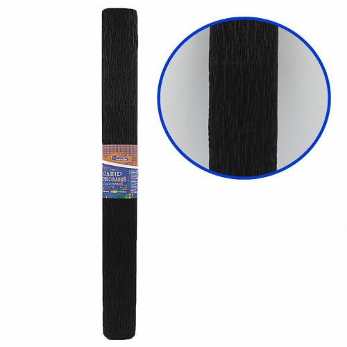 Бумага гофрированная Josef KR-150-8019 Чёрный 95г/м2 в рулоне