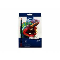 Цветные карандаши  Marco 36цв. 8010-36CB Chroma 