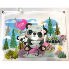 Папка пластиковая Bourgeois на бегунке А4 цветная (zip) 180мкм 820217