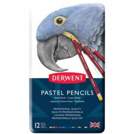 Кольорові олівці Derwent пастельні Pastel 12кол метал 