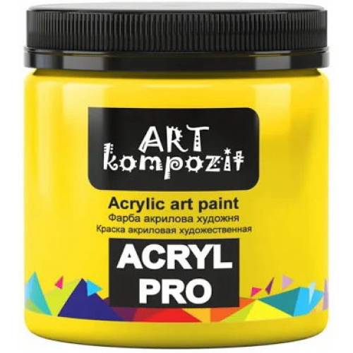 Краска акриловая Art Kompozit 430мл 116 Жёлтая основная 