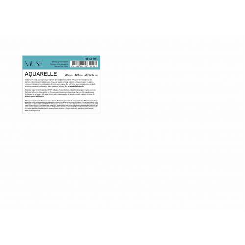 Бумага акварельная Школярик Muse А3 300г/м2 20л плёнка PD-A3-061 Бумага акварельная Школярик Muse А3 300г/м2 20л плёнка PD-A3-061