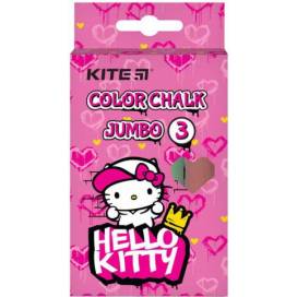 Мел цветной Kite  3цв HK21-077 Hello Kitty Jumbo