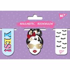 Закладки для книг YES магнитные 707003 Fashion фольга 3 шт