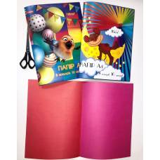 Цветная бумага Тетрада формат А4 16л 8цв ТЕ12023