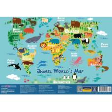 Підкладка на стіл CFS CF61480-05 27х38,5 см Animal World's Map