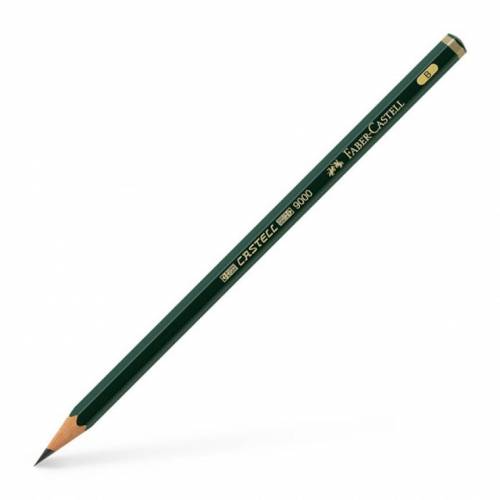 Простой карандаш Faber-Castell Castell 9000 б/ласт  B
