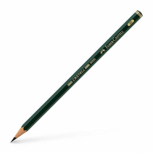 Простий олівець Faber-Castell Castell 9000 б/гум 8B Простий олівець Faber-Castell Castell 9000 б/гум 8B