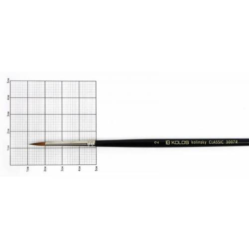 Кисть Kolos колонок круглый Classic 3007 №2 Кисть Kolos колонок круглый Classic 3007 №2