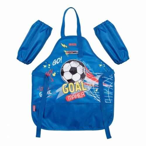 Фартук для творчества 1 Вересня 6-10 лет Team football с нарукавниками 310852