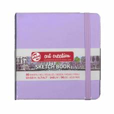 Блокнот Royal Talens Art Creation 12*12см 80арк. 140г/м для графіки Pastel Violet 