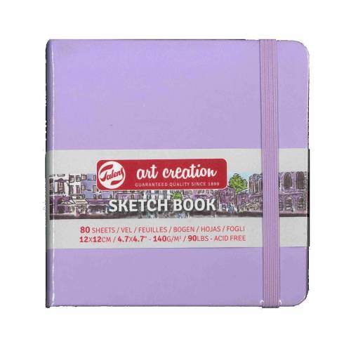 Блокнот Royal Talens Art Creation 12*12см 80арк. 140г/м для графіки Pastel Violet 
