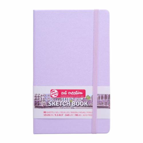 Блокнот Royal Talens Art Creation 13*21см 80л 140г/м для графики Pastel Violet Блокнот Royal Talens Art Creation 13*21см 80л 140г/м для графики Pastel Violet