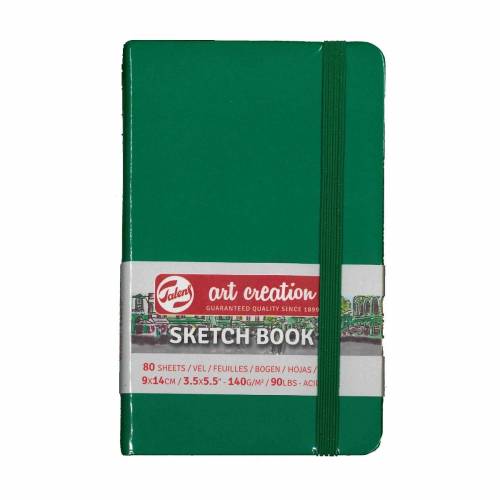 Блокнот Royal Talens Art Creation 9*14см 80листов 140г/м для графики Forest Green 