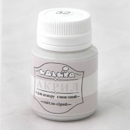 Краска акриловая Идейка 20мл 98232 Светло- серая