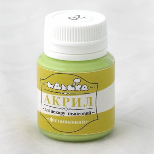 Краска акриловая Идейка 20мл 98220 Фисташковая