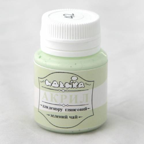 Краска акриловая Идейка 20мл 98242 Зеленый чай