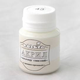 Краска акриловая Идейка 20мл 98243 Лимонно- кремовая