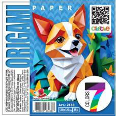 Цветная бумага Fresh для оригамі 120х120мм 35 листов 7 цветов 232683