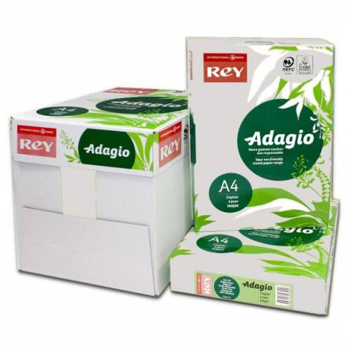 Бумага цветная ксероксная A4 80гр/м2 500л REY Adagio средн Grey 06 серый