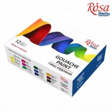 Набор гуашевых красок Rosa Studio Modern 12цв 40ml NEW 221548 Набор гуашевых красок Rosa Studio Modern 12цв 40ml NEW 221548