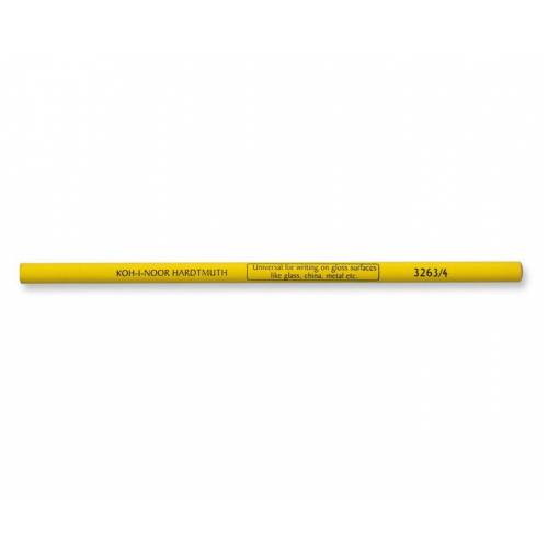 Простой карандаш Koh-i-noor 3263/4 стеклограф жёлтый