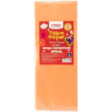 Цветная бумага тишью Maxi 50*70см MX62640 5л неоновый оранжевый