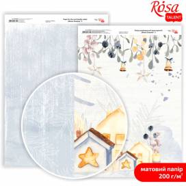Бумага Rosa Talent А4 с рис 200г/м2 "Winter Dreamer" 3