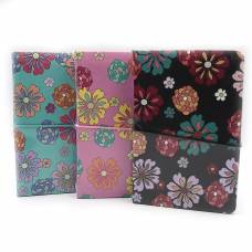 Блокнот JosefOtten C6 6801-1 лінія 80арк. на рез."Цвети" с этикеткой