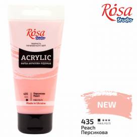 Краска акриловая Rosa Studio 75мл 435 Персиковая