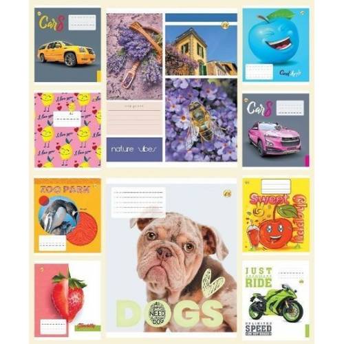 Тетрадь 12л. линия Тетрада 22108 Микс ЛВ4