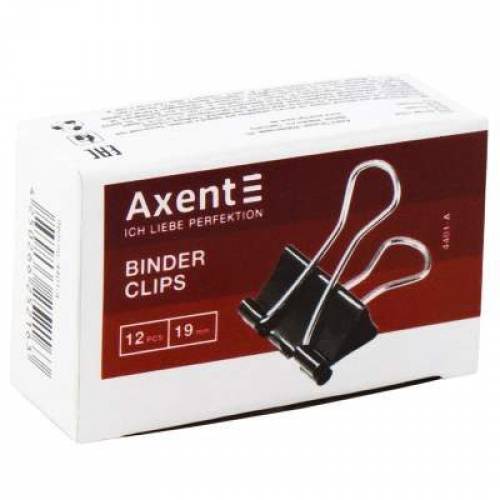 Біндер Axent 19мм 4401-A чорний